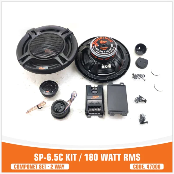 Dvosistemski Komponentni zvucnici, SP Audio 6.5C kit component - Image 5