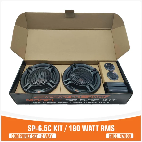 Dvosistemski Komponentni zvucnici, SP Audio 6.5C kit component - Image 4