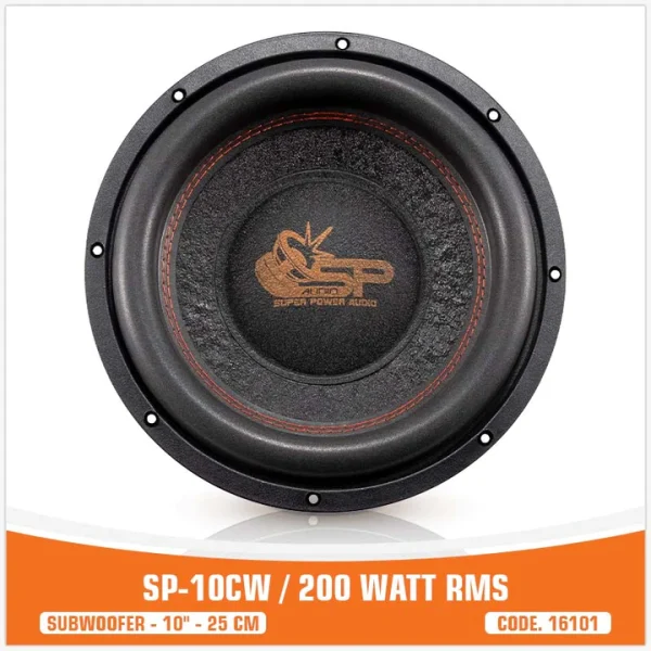 Subwoofer SP Audio SP-10CW, 10”/26 cm 200 W RMS - Image 3