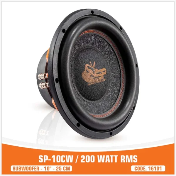 Subwoofer SP Audio SP-10CW, 10”/26 cm 200 W RMS