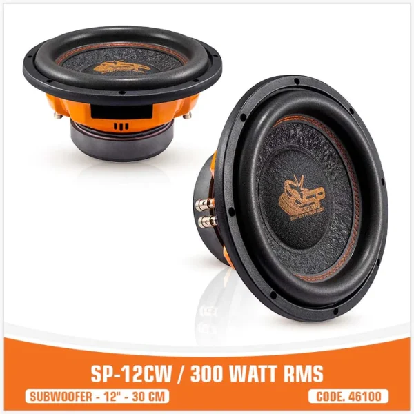 Subwoofer SP Audio SP-12CW, 12”/30cm 300W RMS