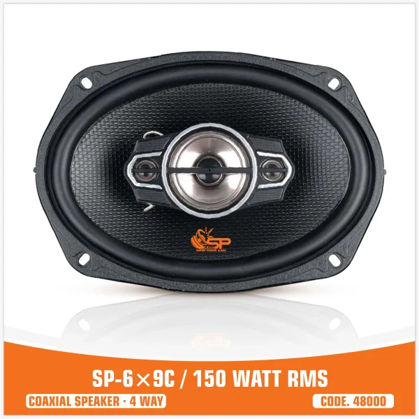 Cetvorosistemski koaksijalni zvucnici , SP Audio 6*9C 150W - Image 3