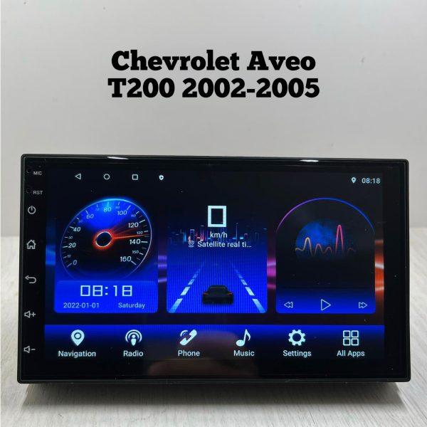 7” Android Multimedija - Chevrolet Aveo T200 2002-2005