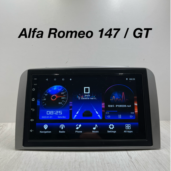 7” Android Multimedija - Alfa Romeo 147 / GT