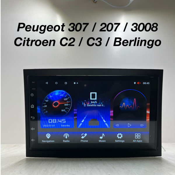 7” Android Multimedija AVG 7168 - Peugeot 307