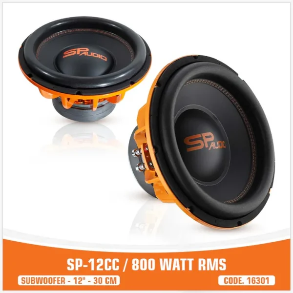 Subwoofer SP Audio SP-12CC, 12”/30cm 800W RMS