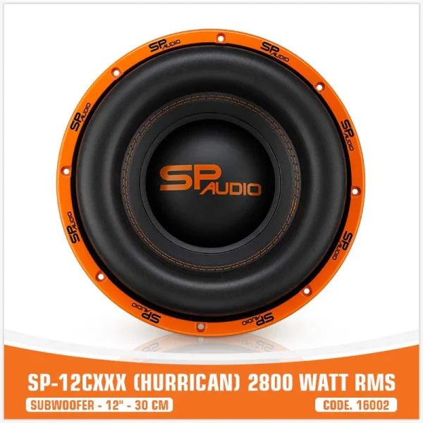 Subwoofer SP Audio SP-12CXXX, Hurrican, 12”/30cm 2800W RMS - Image 5