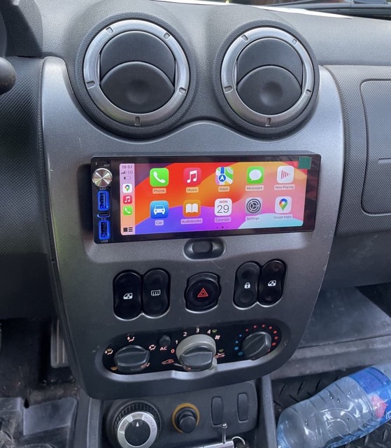 6.9” Android Multimedija 6288A, 1 Din, za Dacia Duster Mk1 2010-17 - Image 4