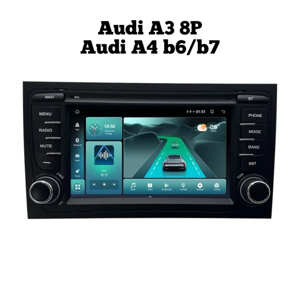 7” OEM Android Multimedija T100 - Audi A3 8P 2003-2008