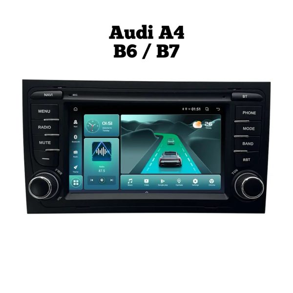 7” OEM Android Multimedija T100 - Audi A4 B6 / B7