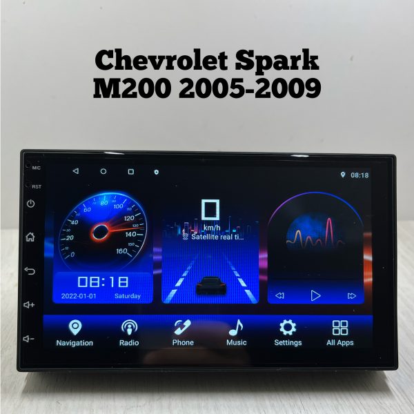 7” Android Multimedija - Chevrolet Spark M200 2005-2009