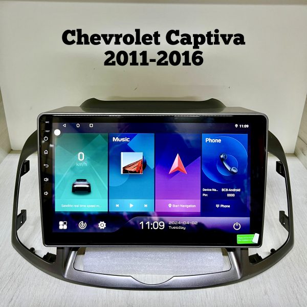 10” Android Multimedija - Chevrolet Captiva C100 2011-2016