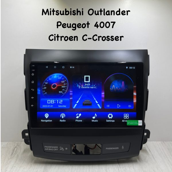 9” Android Multimedija - Citroen C-Crosser / Mitsubishi Outlander / Peugeot 4007