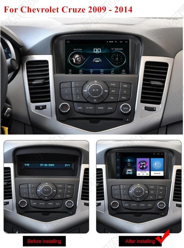 7” Android Multimedija - Chevrolet Cruze 2009-2014 - Image 4