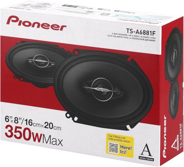 Pioneer TS-A6881F - Koaksijalni 4-sistemski Zvucnici Elipsi 6x8" (16x20cm) - Image 2