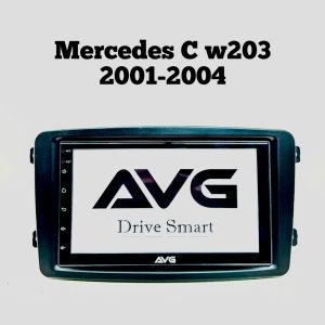 7” Android Multimedija AVG Drive Smart - Mercedes C Class W203 2001-2004 (2+32GB/4core)