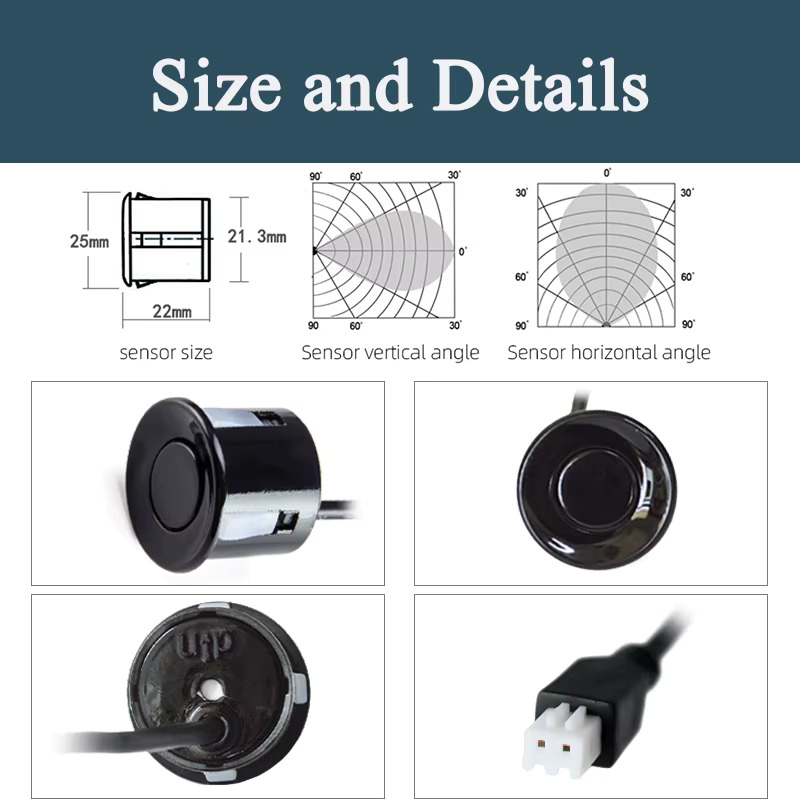 Parking Senzori - Set od 8 so Displej i Zvucen Signal - Image 4