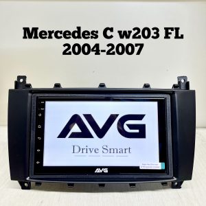 7” Android Multimedija AVG Drive Smart - Mercedes C Class W203 Facelift 2004-2007 (2+32GB/4core)