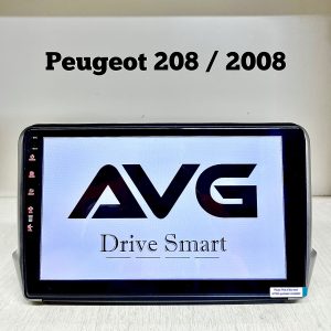 10.1” Android Multimedija AVG Drive Smart - Peugeot 208 / 2008 (2+32GB/4core)
